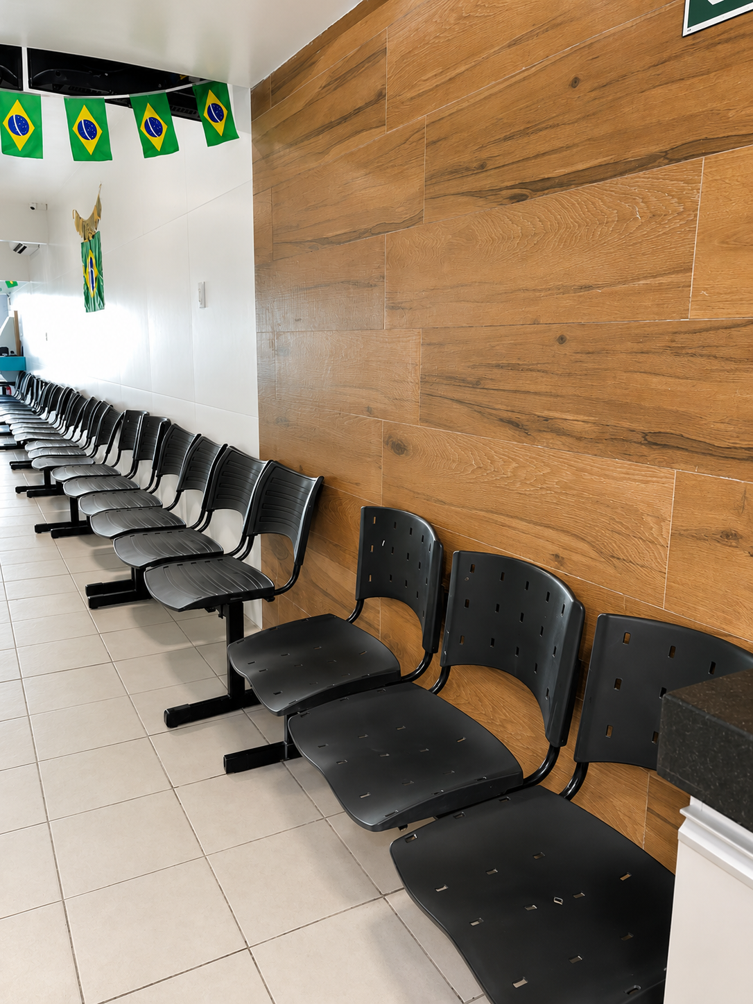 Sala de espera da Fonoclin